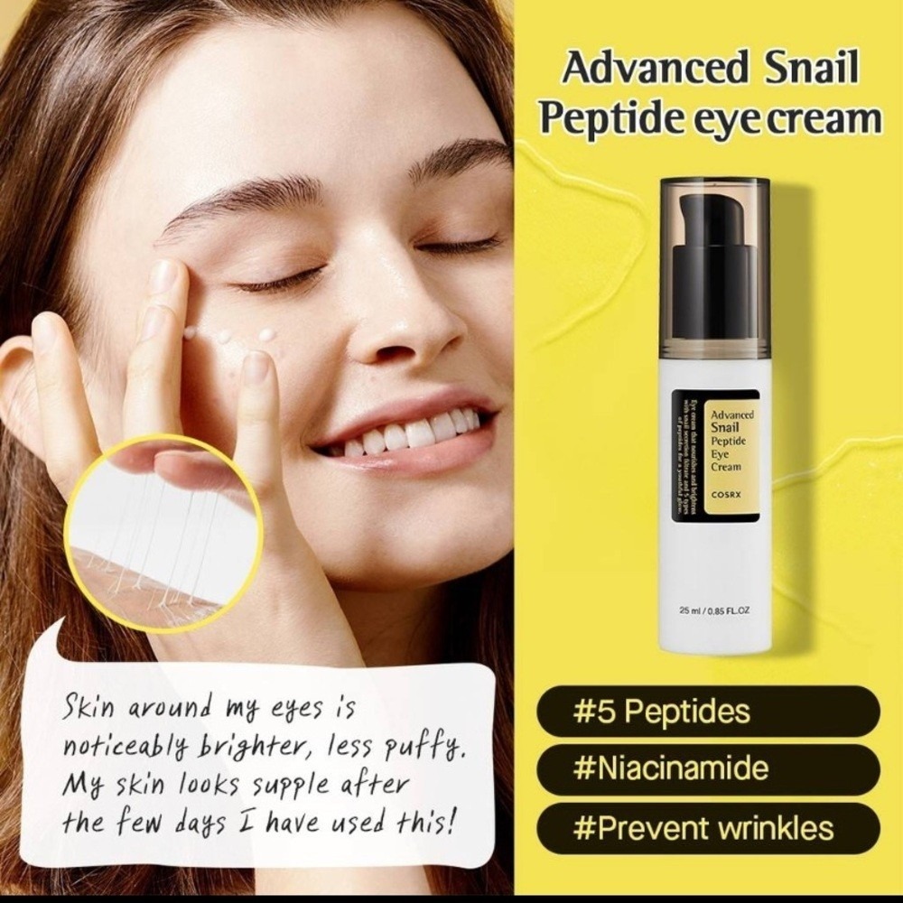 COSRX Advanced Snail Peptide Eye Cream Unisex 25ml  New